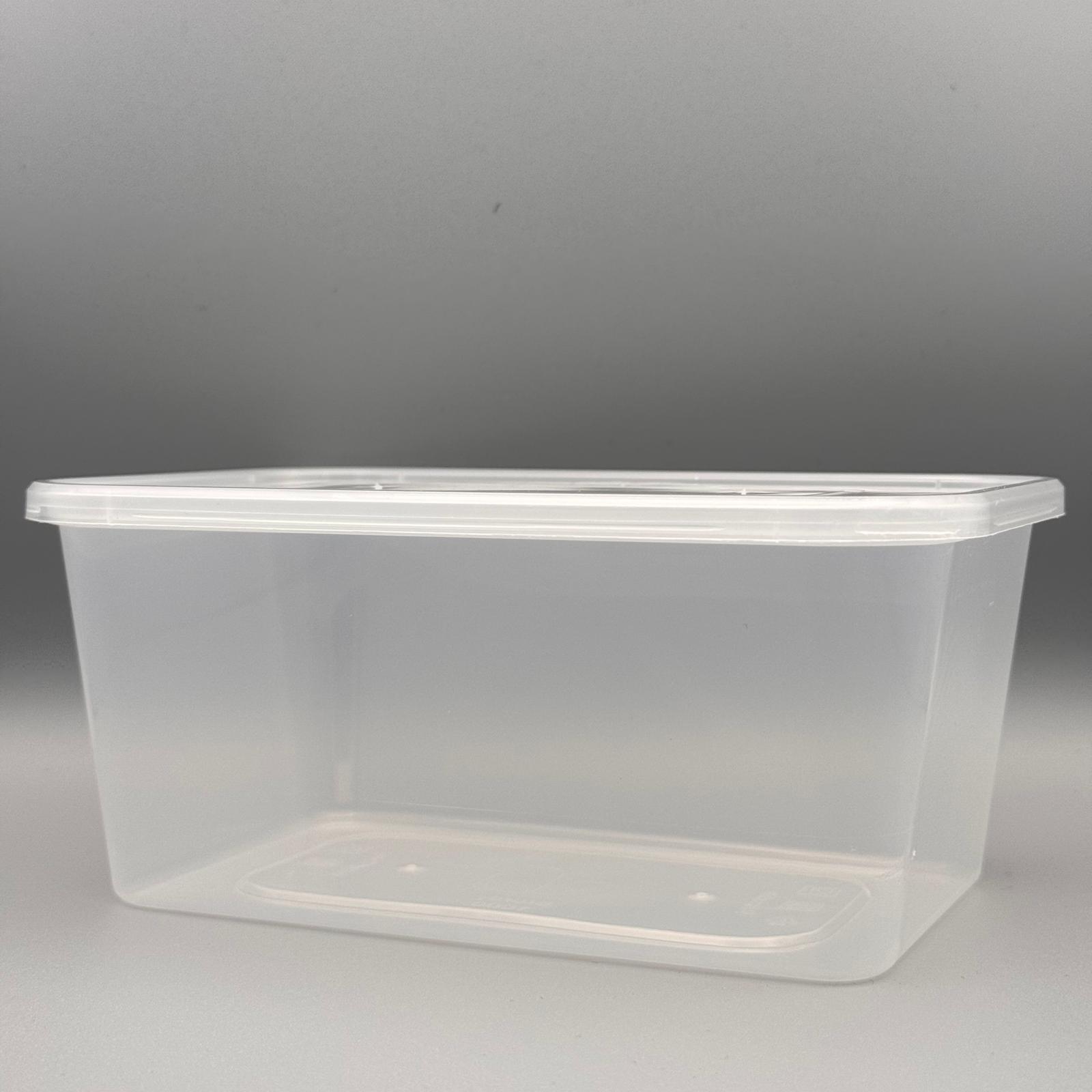 1000ml Heavy Duty Microwave Container + Lids
