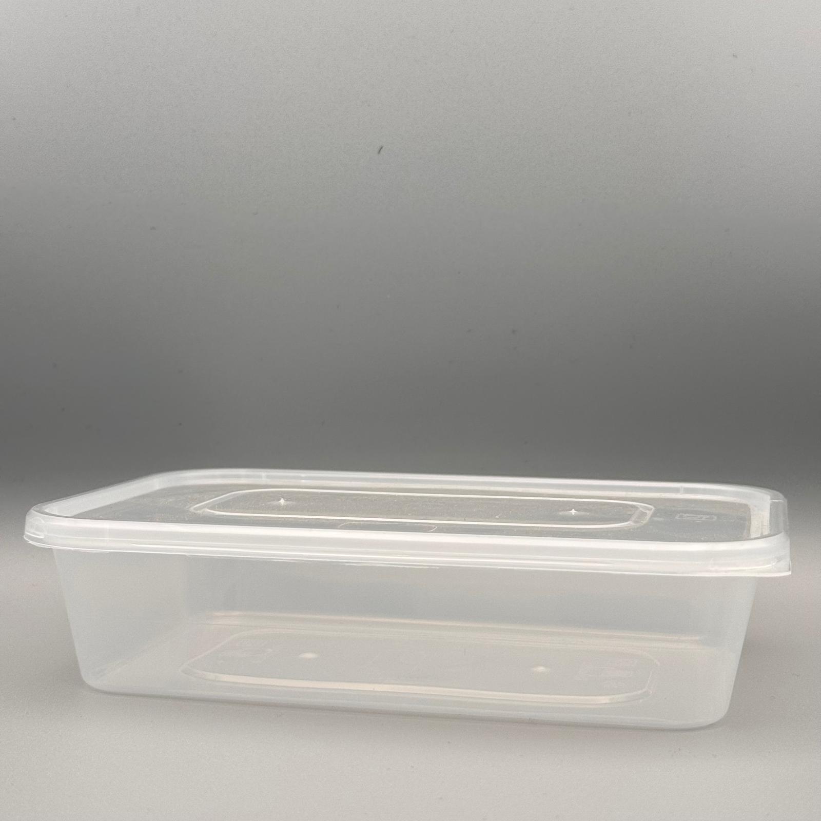 500ml Heavy Duty Microwave Container + Lids