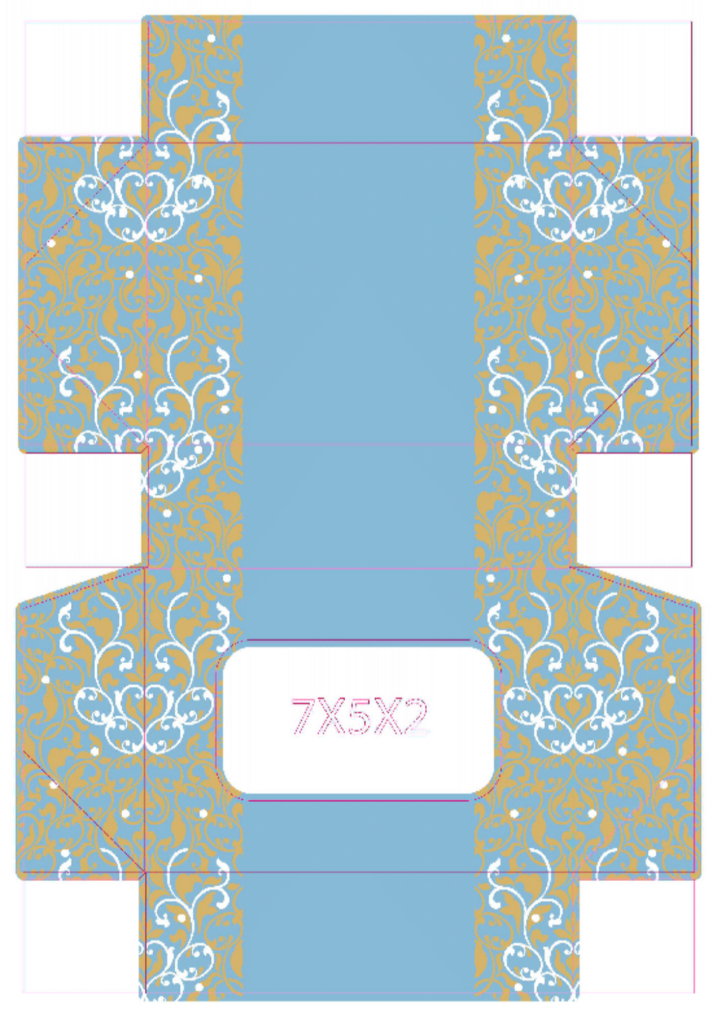 7X5X2 Sweet Box